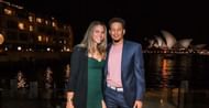 Seth Curry With His Wife